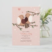 Snowbird Invitation Kaart (Staand voorkant)