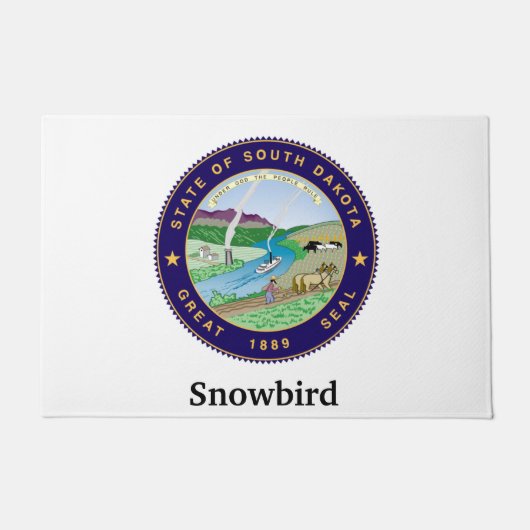Snowbird Personaliseren Deurmat (Voorkant)