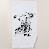 Snowbird Retriever Line Handdoek (Voorkant)