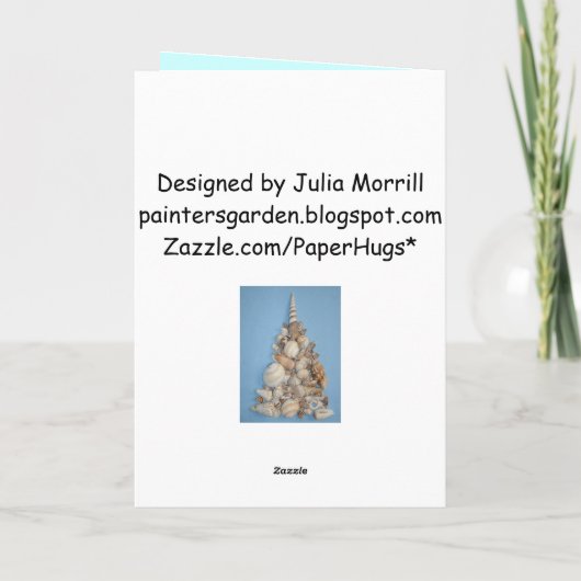 Snowbird SeaShell Kaart (Achterkant)