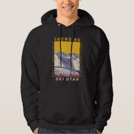 Snowbird Ski Area Winter Utah  Hoodie