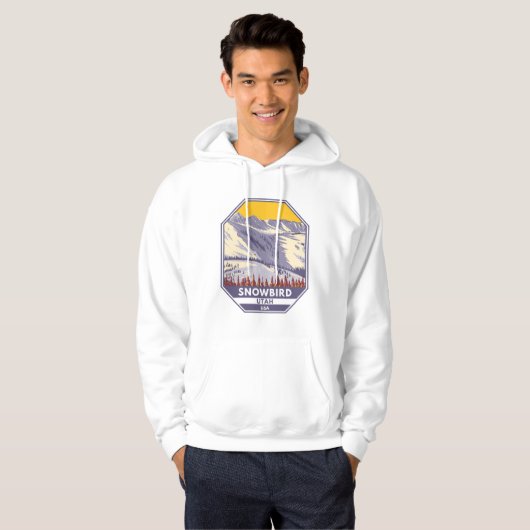 Snowbird Ski Area Winter Utah Hoodie (Voorkant volledig)