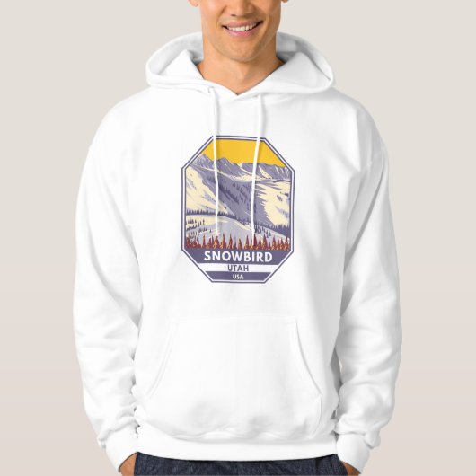 Snowbird Ski Area Winter Utah Hoodie (Voorkant)
