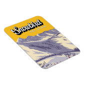 Snowbird Ski Area Winter Utah  Magneet (Rechterzijde)