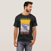 Snowbird Ski Area Winter Utah T-shirt (Voorkant volledig)