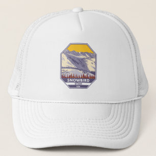 Snowbird Ski Area Winter Utah Trucker Pet