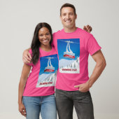 Snowbird Ski Resort Baseball Sleeve T-shirt (Unisex)