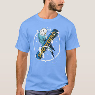 SNOWBIRD (snowboarden, skiën, surfen) T-shirt