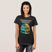 Snowbird Status Permanently Defrosted Rv Camng Ret T-shirt (Voorkant volledig)