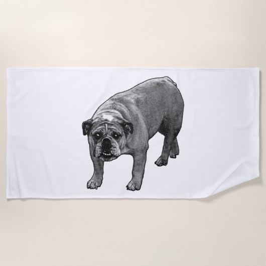 Snowbird Stippen Handdoek (Voorkant)