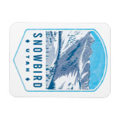 Snowbird Utah Ski Badge Magneet (Horizontaal)