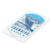 Snowbird Utah Ski Badge Magneet (Linkerzijde)
