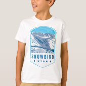 Snowbird Utah Ski Badge T-shirt (Voorkant)