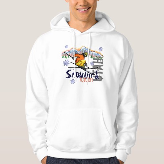 Snowbird Utah ski elevatie hoodie (Voorkant)