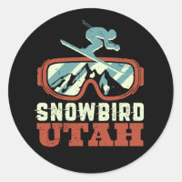 Snowbird Utah Ski Resort Retro Skiing Snowboarding