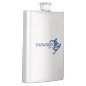 Snowbird Utah Snowboarder Flacon (Rechts)