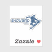 Snowbird Utah Snowboarder Sticker