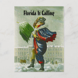 SNOWBIRD'S ANNOUNCEMENT WINTER ADDRESS BRIEFKAART