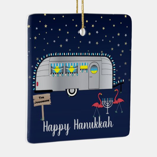 Snowbird's Chanoeka Keramisch Ornament (Rechts)