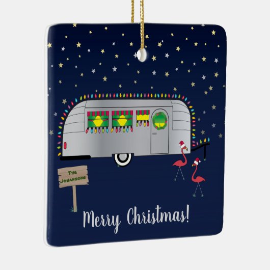 Snowbird's Kerstmis Keramisch Ornament (Rechts)