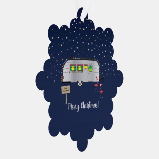 Snowbird's Kerstmis Ornament Kaart (Rechts)