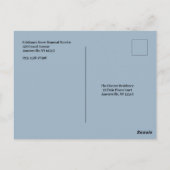 Snowblower Snow Removal Service Post Card Briefkaart (Achterkant)