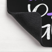 Snowboader snowboard meisje grappig meisje snowboa muismat (Hoek)