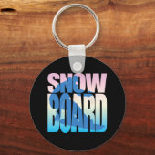 Snowboard3 Sleutelhanger (Voorkant)