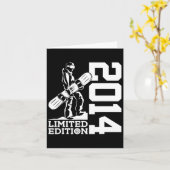 Snowboard 11e verjaardag Snowboard 2014 Snowboardi Kaart (Gele Bloem)