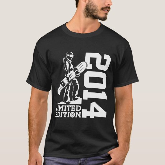 Snowboard 11e verjaardag Snowboard 2014 Snowboardi T-shirt (Voorkant)