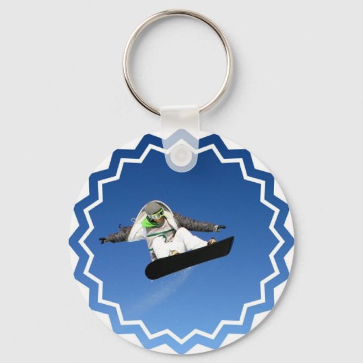 snowboard-1 sleutelhanger (Voorkant)