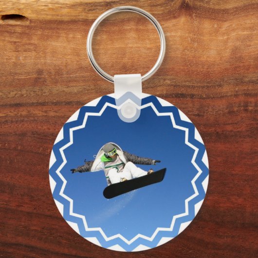 snowboard-1 sleutelhanger (Voorkant)