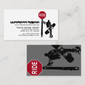 snowboard... aanwijzingen? informatiekaartje (Voorkant / Achterkant)