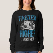 Snowboard accessoires faster higher further snowbo trui (Voorkant)