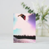 Snowboard Air Briefkaart (Staand voorkant)