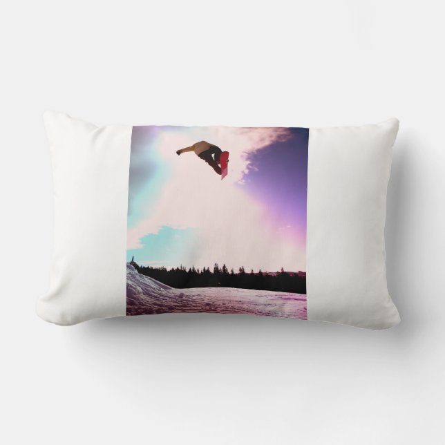 Snowboard Air Pillow Kussen (Voorkant)