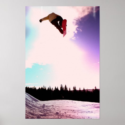 Snowboard Air Poster (Voorkant)