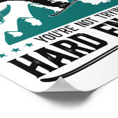 Snowboard als je niet naar beneden gaat, ben je ni poster (Hoek)