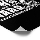 Snowboard  als je niet valt poster (Hoek)