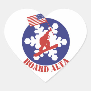 Snowboard Alta Hart Sticker