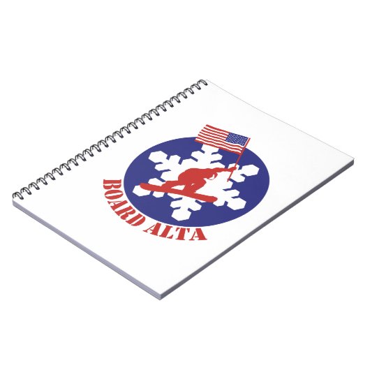 Snowboard Alta Notitieboek (Linkerzijde)