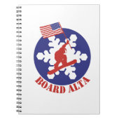 Snowboard Alta Notitieboek (Voorkant)
