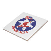 Snowboard Alta Tegeltje (Zijkant)