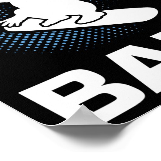 Snowboard Ba Poster (Hoek)