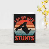 Snowboard blessure gebroken arm Ik doe mijn eigen  Kaart (Gele Bloem)