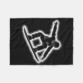 Snowboard Boys Kinder Mannen 1 Fleece Deken (Voorkant (Horizontaal))