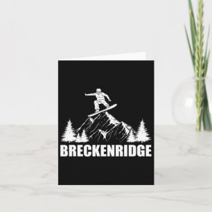 Snowboard Breckenridge Colorado Snowboarden Kaart
