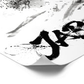 Snowboard Brush Art - Snowboarder Grab Poster (Hoek)