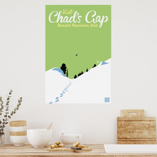 Snowboard Chad's Gap Poster (Keuken)