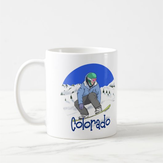 Snowboard Colorado Koffiemok (Links)